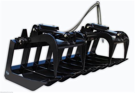 best skid steer root rake|72 inch root grapple.